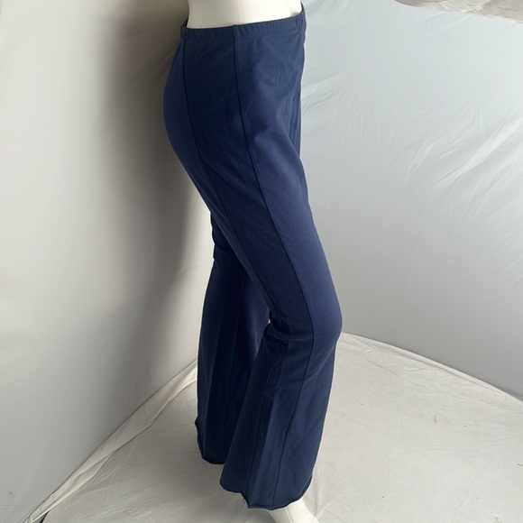 Express navy blue vintage Y2K front zip activewear yoga bootcut pants - Picture 3 of 9